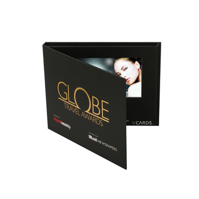 7inch HD LCD τηλεοπτικό φυλλάδιων καρτών πλήρες χρώματος 256MB υλικό εγγράφου μνήμης σκληρό